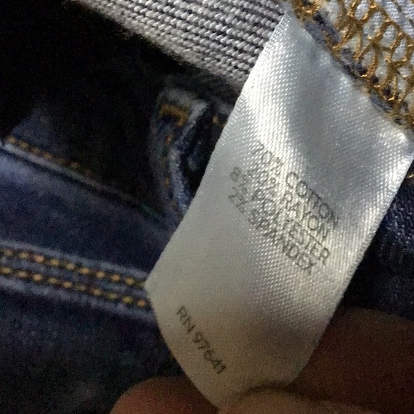 sac733 🧵J.Jill High Rise Boot Cut Size 10 w/ 30" Inseam Jeans - Picture 7 of 8